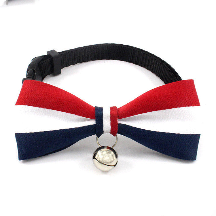 Cat bell and bow collar