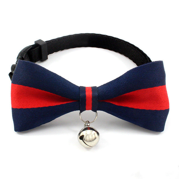 Cat bell and bow collar