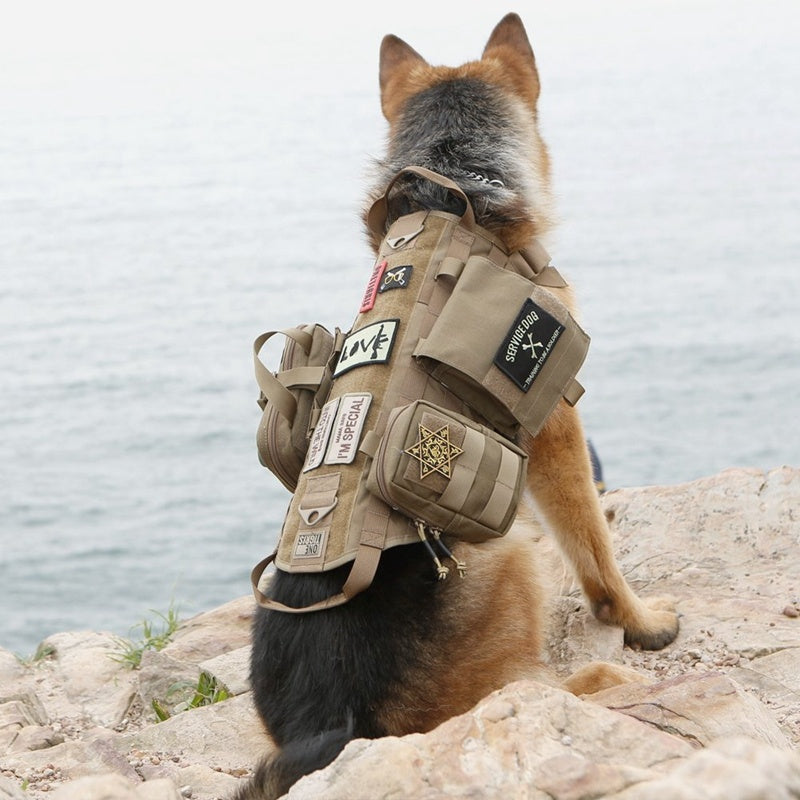 Tactical dog clothing dog vest large dog vest